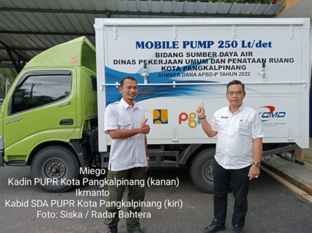 Upaya Tanggulangi Banjir, Pemkot Pangkalpinang Siapkan Mobile Pump Terbaru